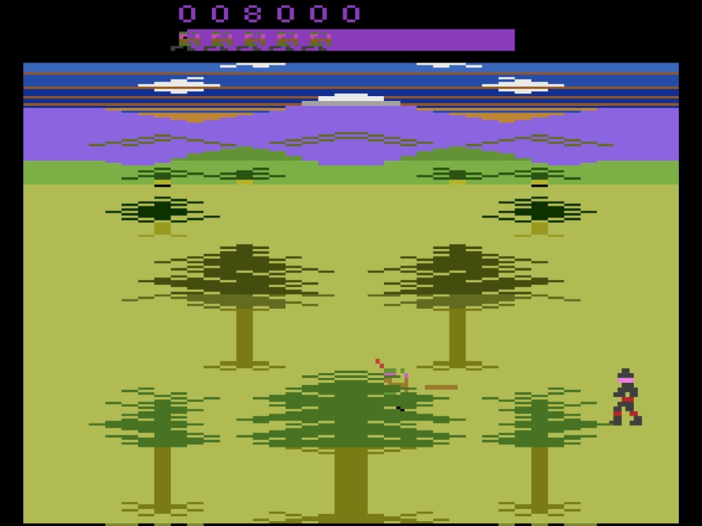 Gameplay of Robin Hood for Atari 2600